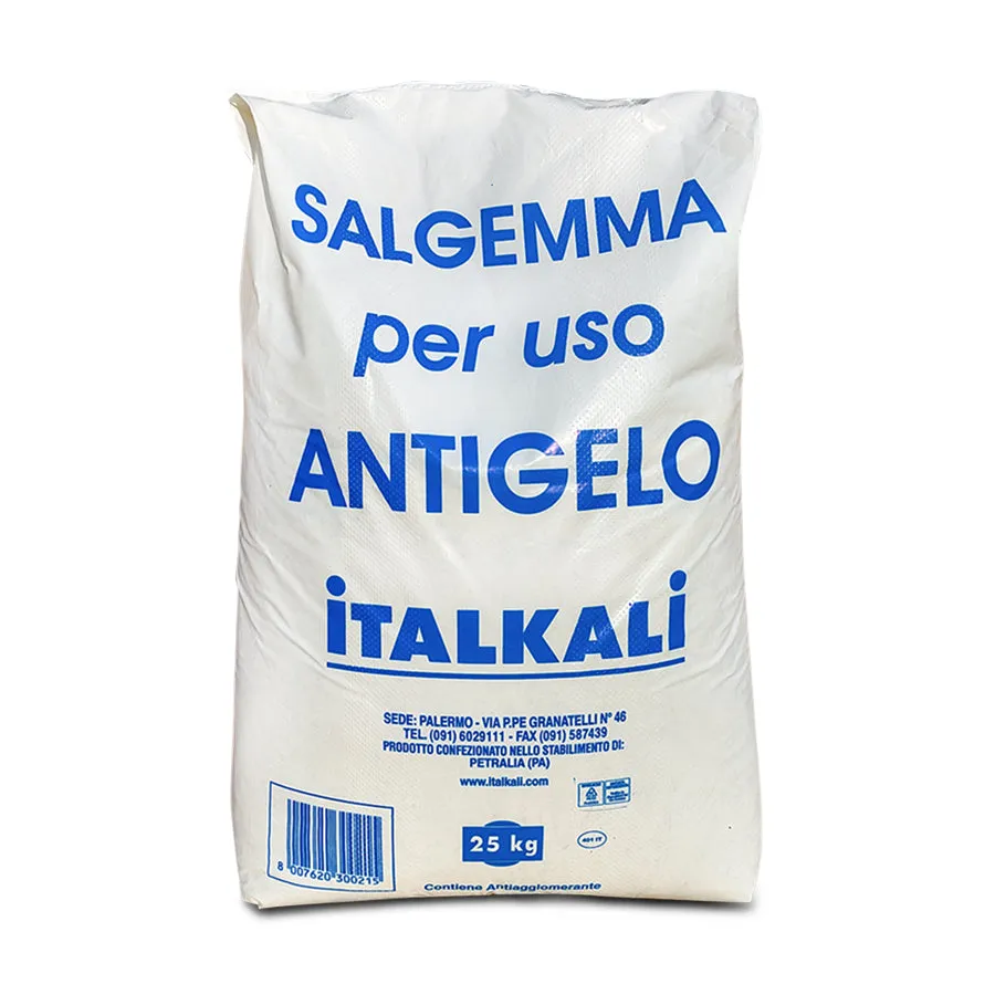 Italkali sale antigelo sghiacciante 25 kg neve ghiaccio