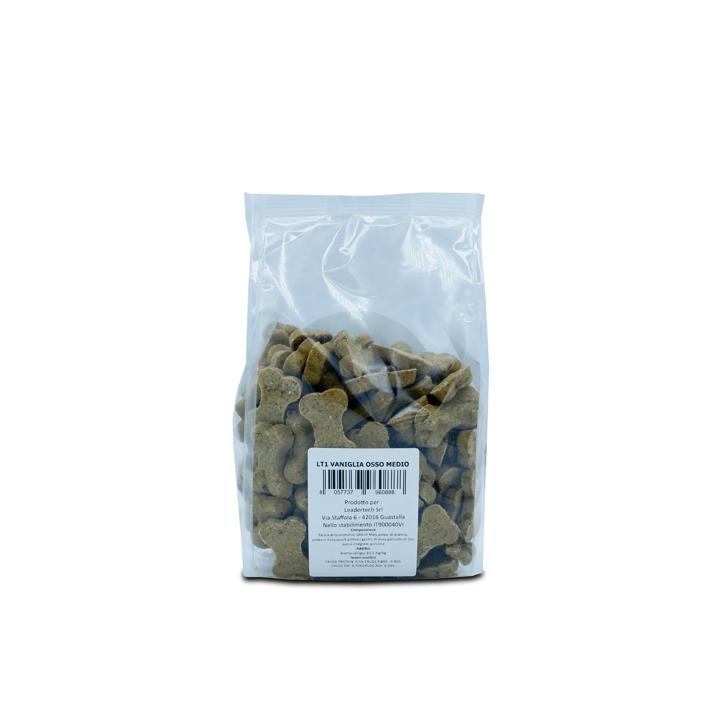 Leadertech LeaderBiscuit Dog biscotti cane 400 g veggie