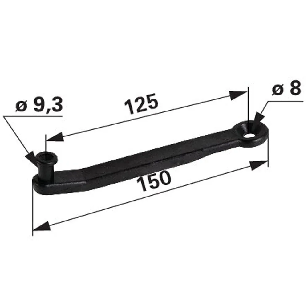 Steyr 1-34-701-438 sblocco porta trattore ricambio cabina