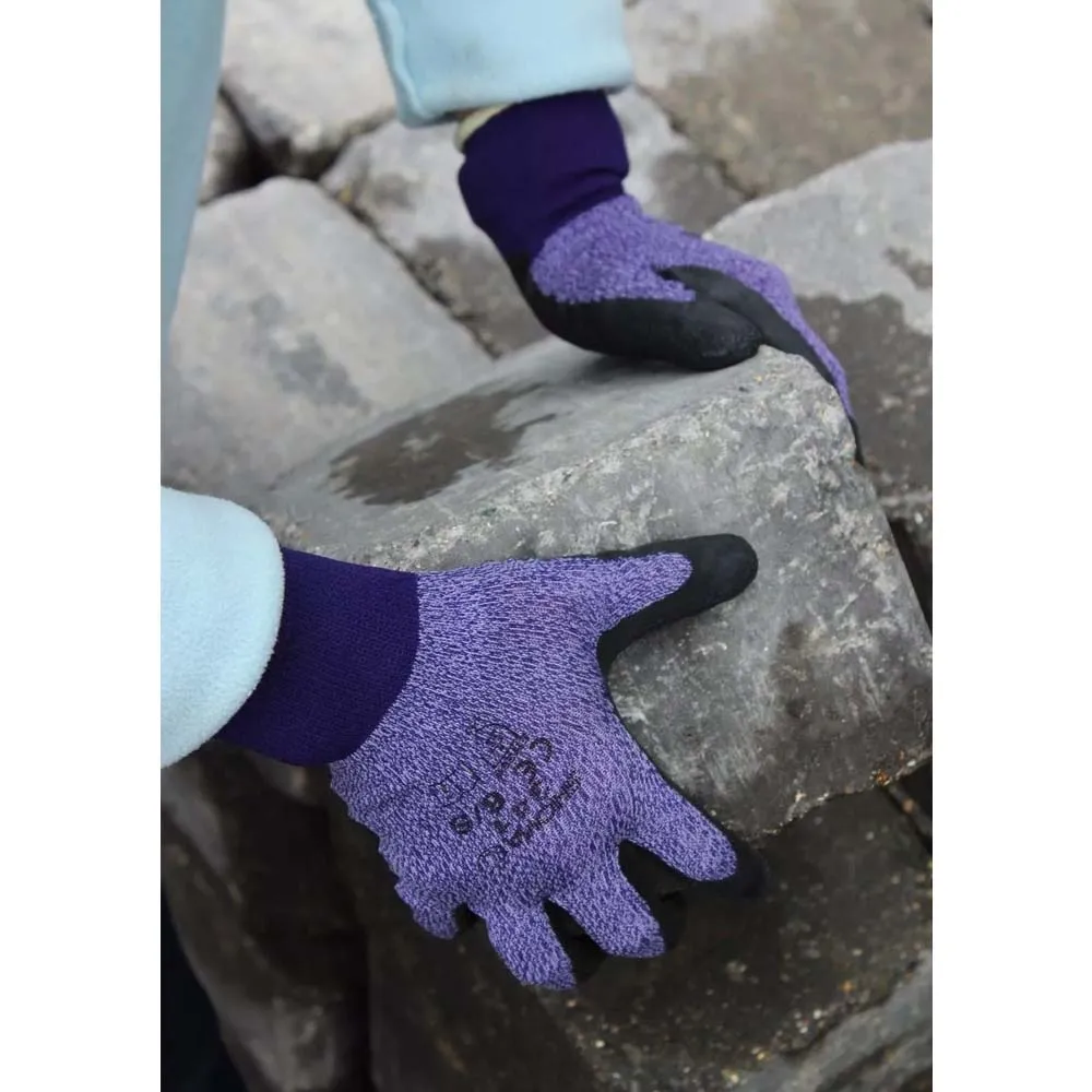 Showa 341 Thermo guanti lavoro viola termici
