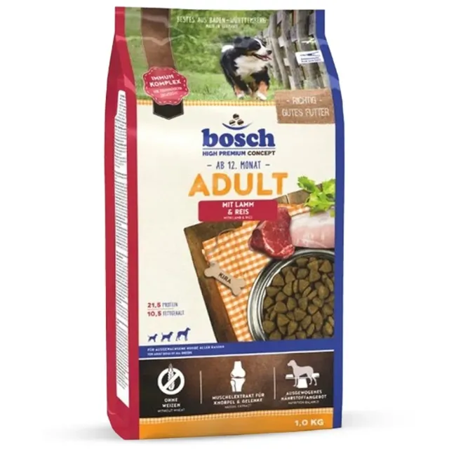 Bosch HPC Adult Lamb Rice crocchette cane 1kg senza frumento
