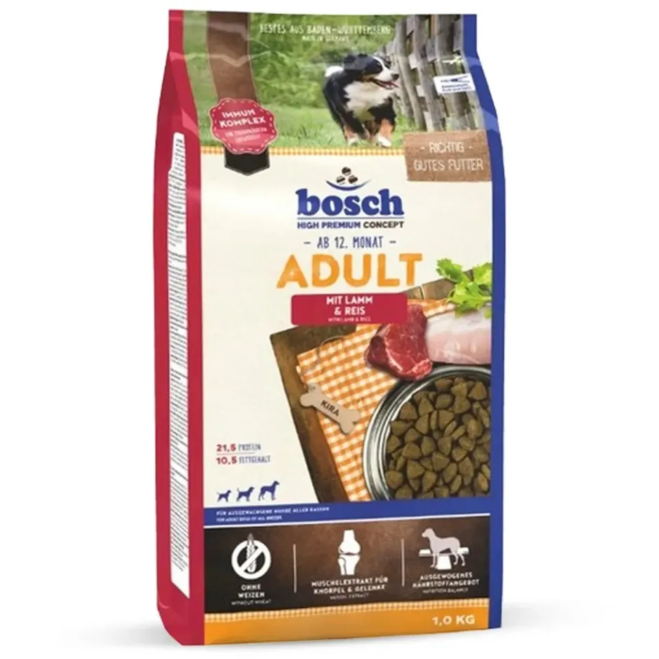 Bosch HPC Adult Lamb Rice crocchette cane 1kg senza frumento