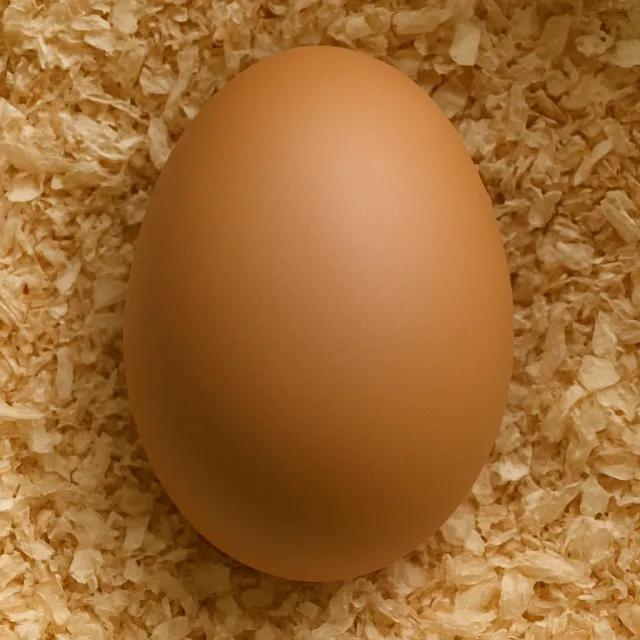 Il Verde Mondo uovo finto ceramica crema 65 mm