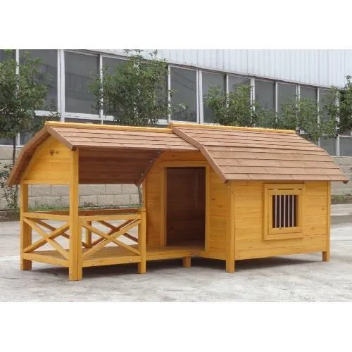 Il Verde Mondo Matilda cuccia cane legno con veranda da esterno
