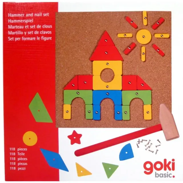 Beikircher Grünland gioco martello creativo bambini 118 pezzi