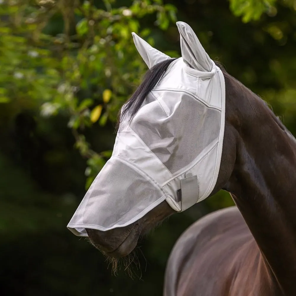 Beikircher Grünland Premium maschera antimosche cavallo nera Full