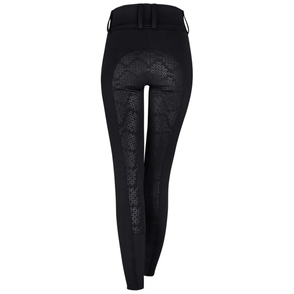 Beikircher Grünland Elisa High Waist pantaloni equitazione neri silicone