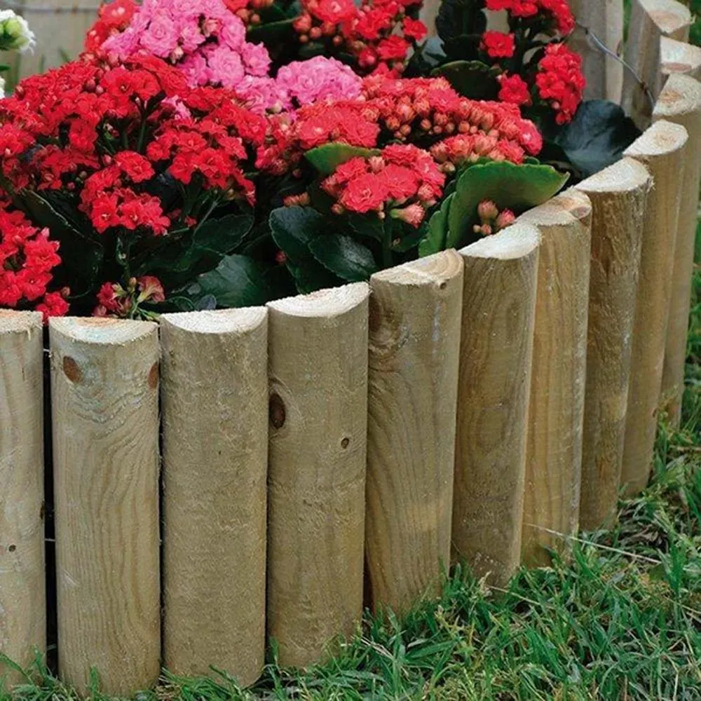 Beikircher Grünland bordura a rullo legno 20x250 cm impregnato