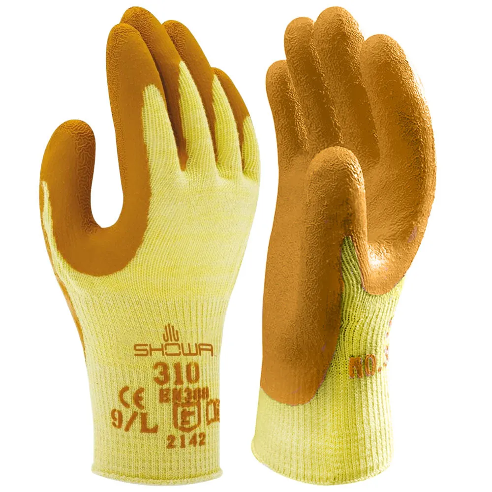 Showa 310 guanti da lavoro lattice presa antiscivolo