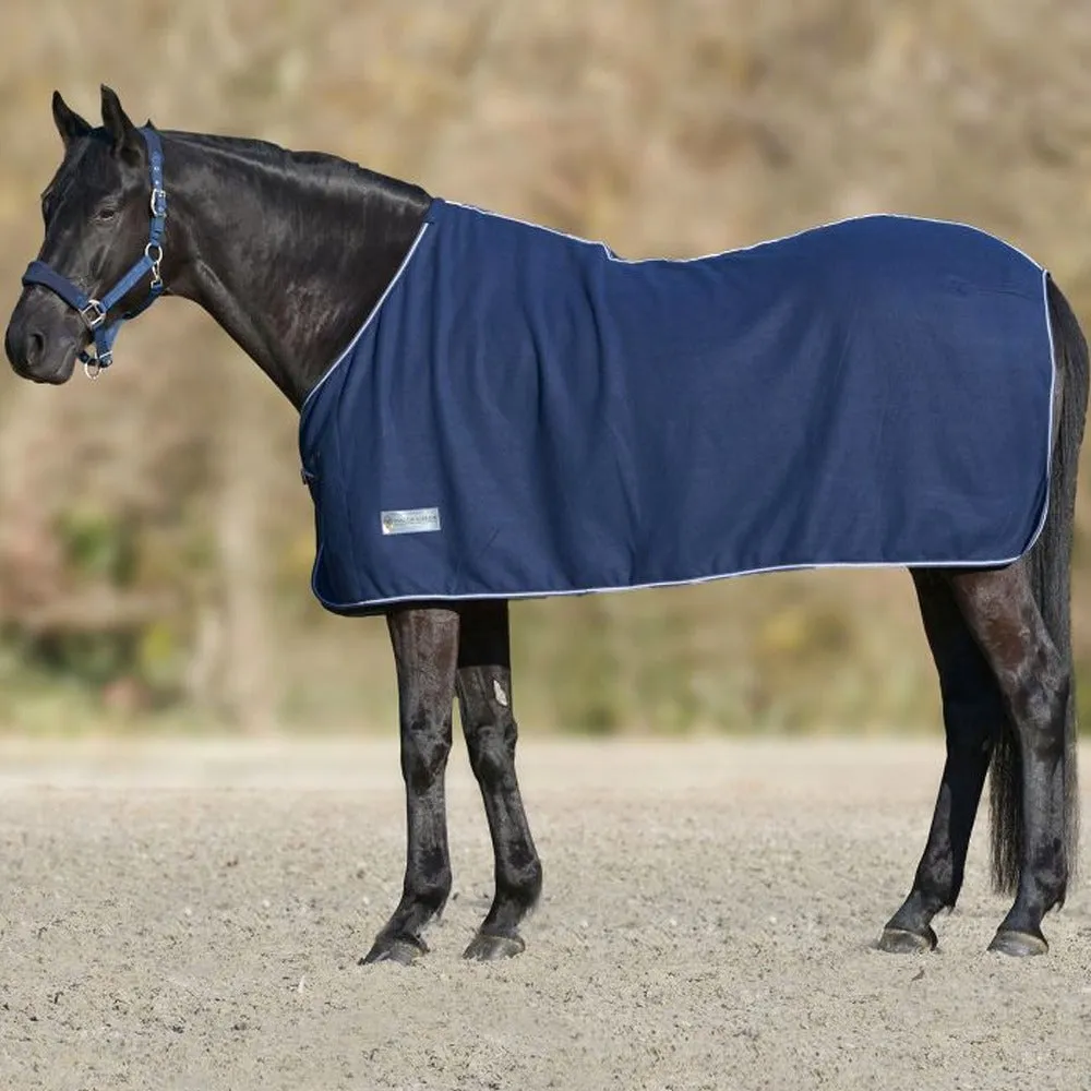 Economic coperta pile cavallo 125cm nera traspirante