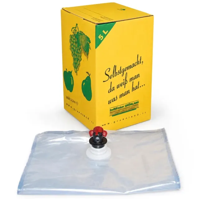Bag in Box Complete contenitore succo 5 L cartone sacca