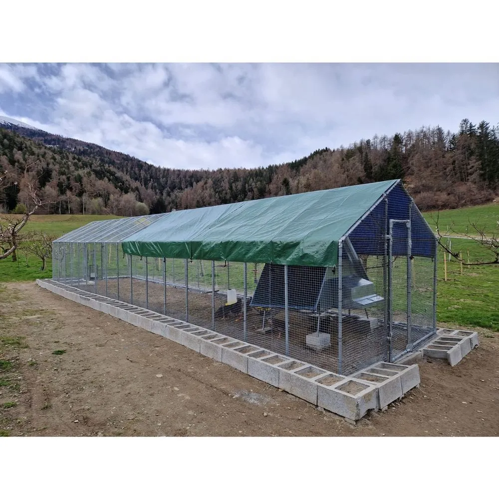 Il Verde Mondo Antipredatore recinto zincato 2,7x6 m con telo