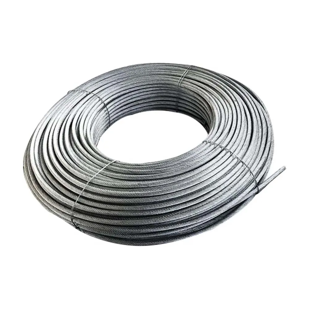 Fune acciaio compattato per verricello 8 mm 1 m