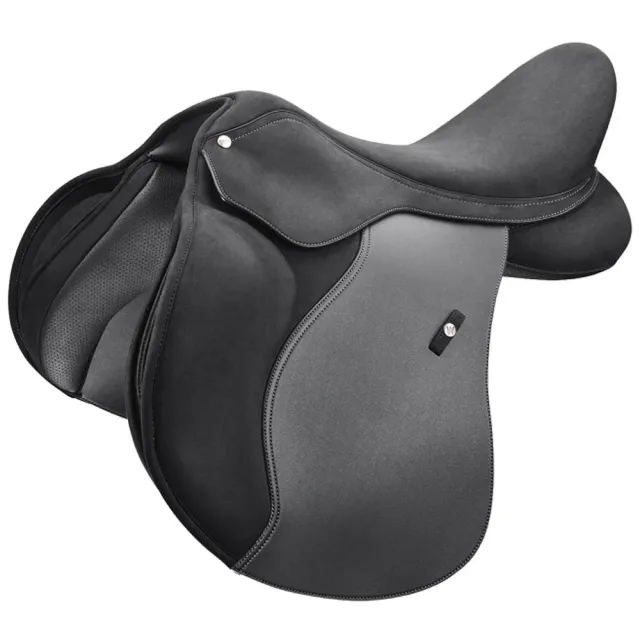 Wintec 2000 sella inglese garrese alto nera 17-17.5