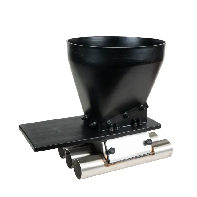 Codaf Pozzetto Inox Uscita Tripla Ø 63 per Mangiatoia