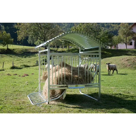 Beikircher Grünland mangiatoia rettangolare pecore 20 posti zincata
