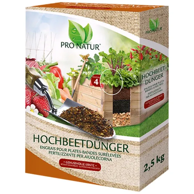 Pro Natur concime cassone rialzato 2,5 kg NPK bio