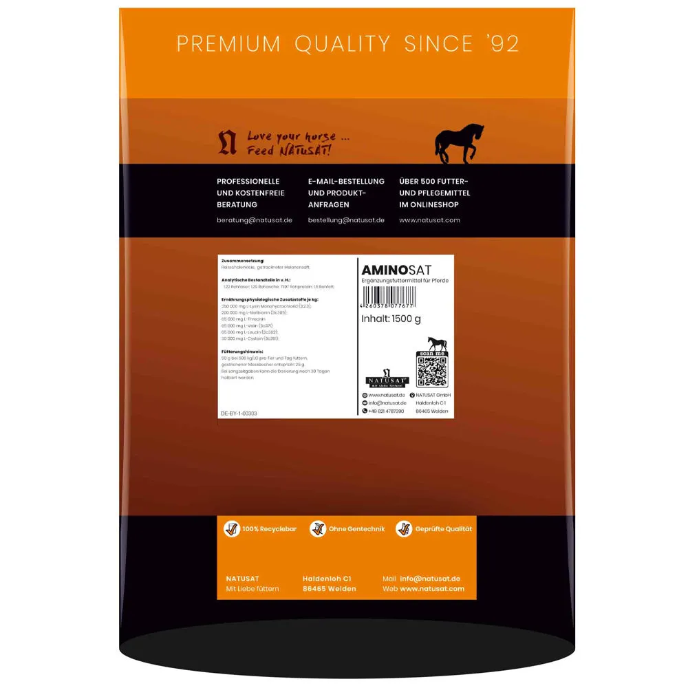 Beikircher Natusat AminoSat integratore cavalli 1,5 kg lisina