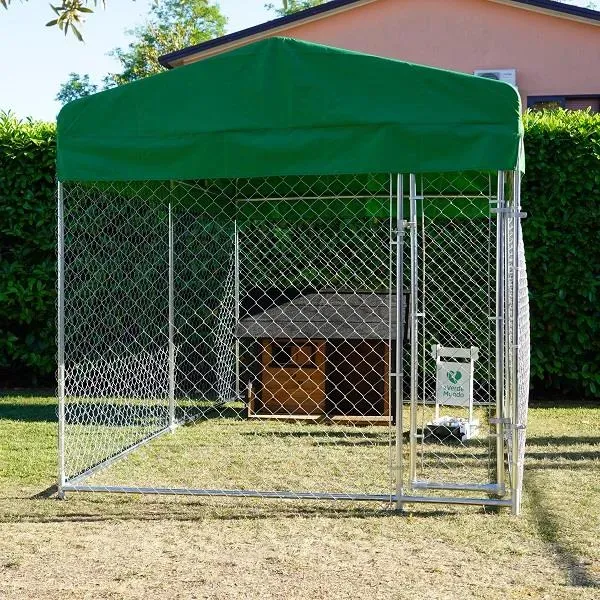 Il Verde Mondo Lassie 3,96x2,28 box cani esterno con tetto