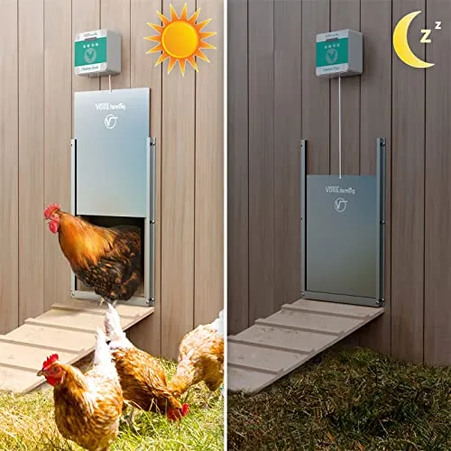 VOSS.farming Chicken-Door apriporta automatico pollaio luce timer