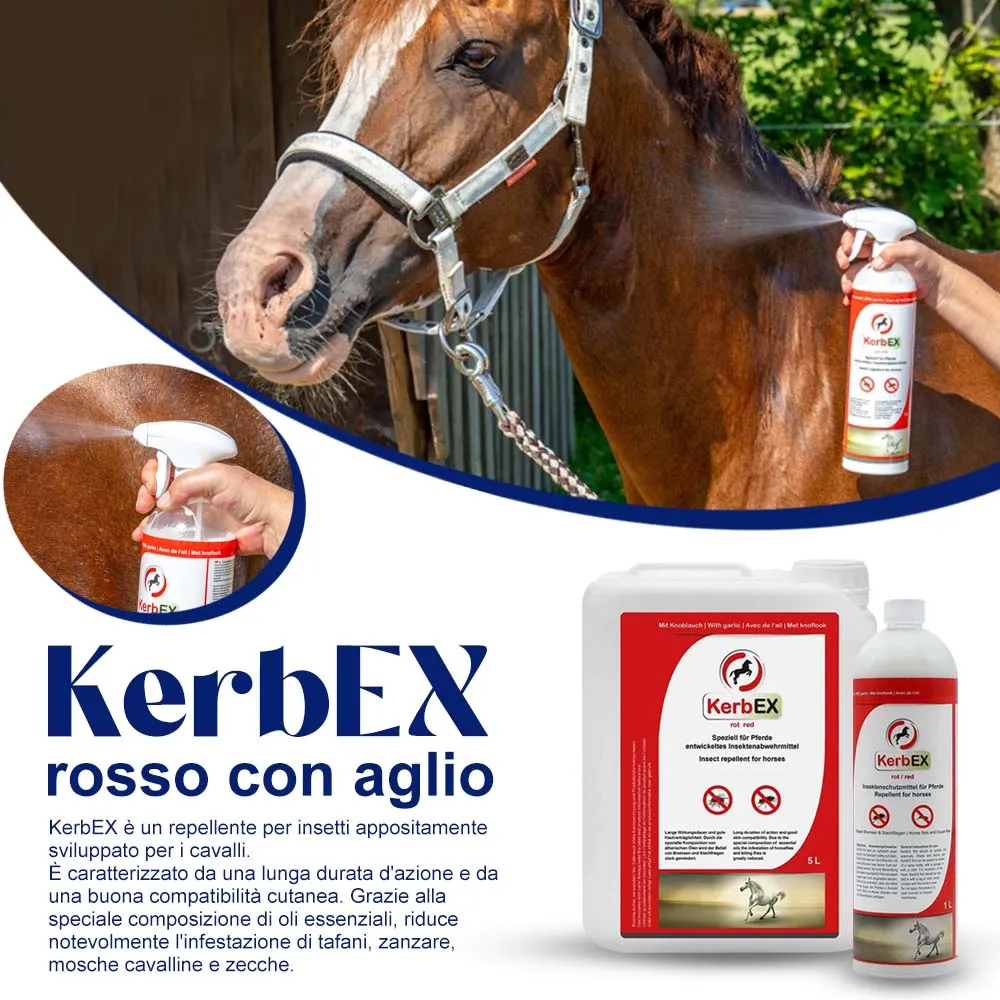 Beikircher KerbEx Red aglio spray cavalli 1 L