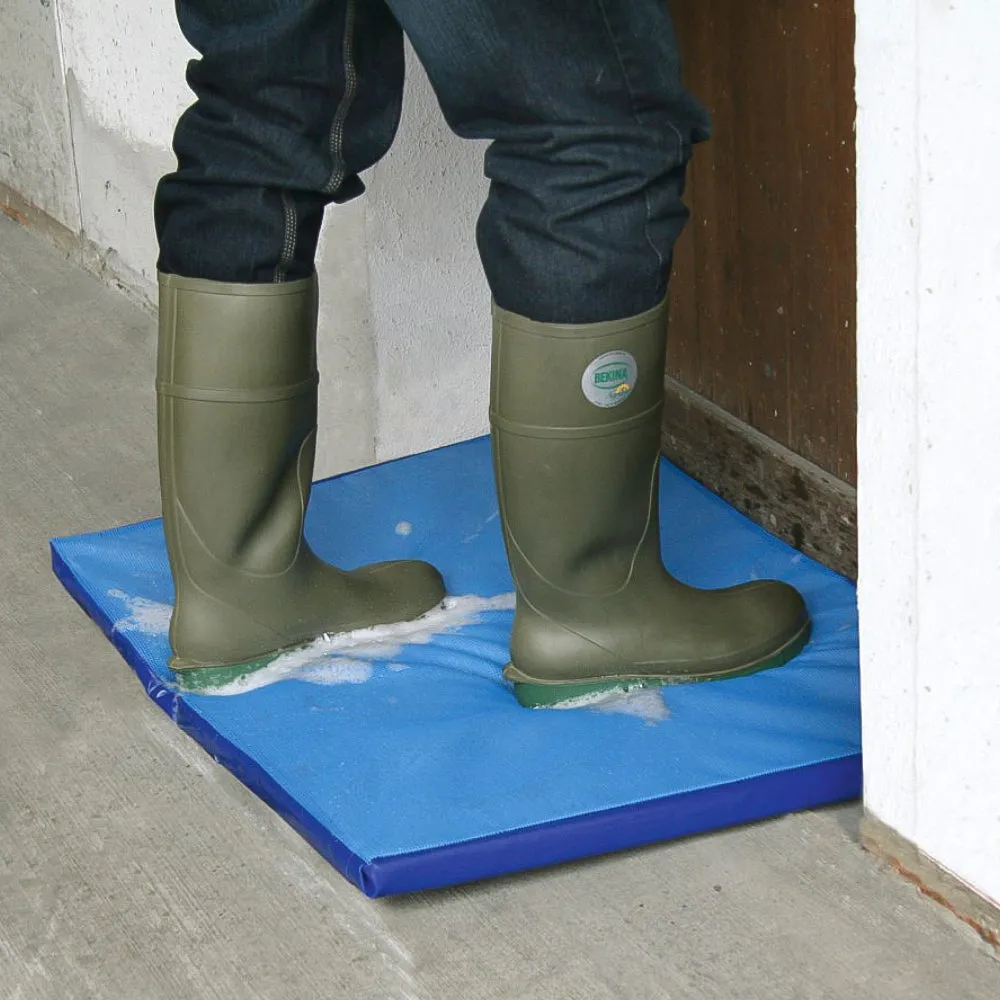 Beikircher Grünland tappeto disinfettante blu 85x60x3 cm antisdrucciolo