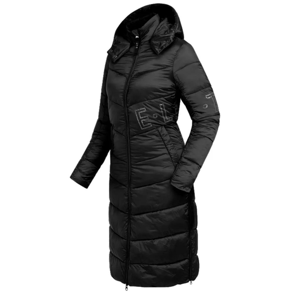 Beikircher Grünland Oslo Cappotto Equitazione Donna Lungo Nero