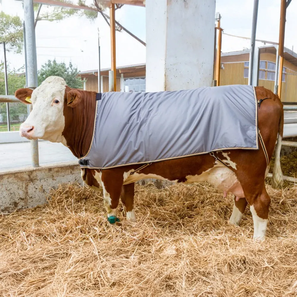 Beikircher Grünland Coperta termica mucche grigia 600D impermeabile