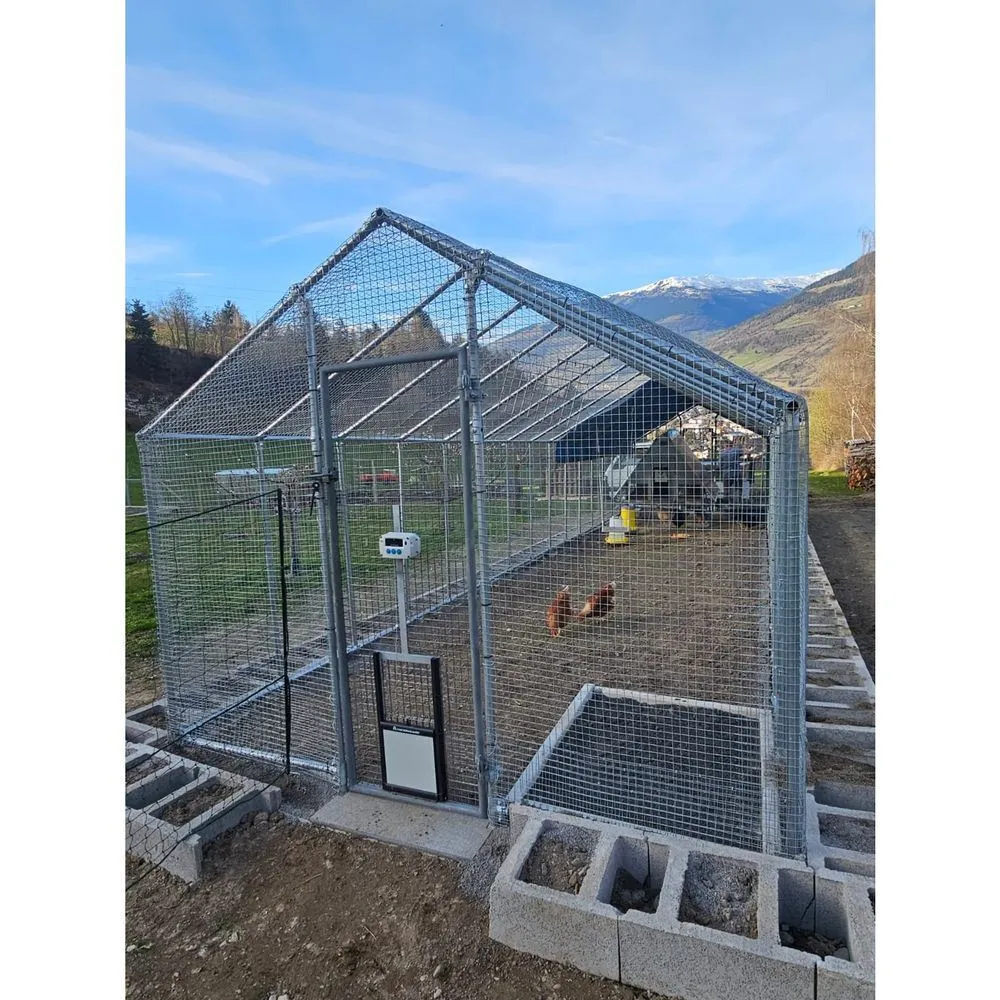 Il Verde Mondo Antipredatore recinto zincato 2,7x6 m con telo