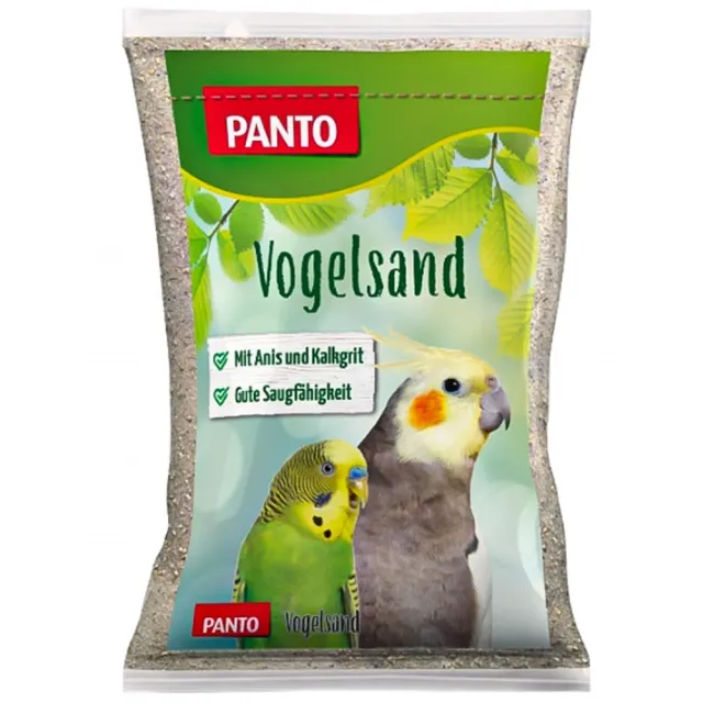 Panto White sabbia per uccelli 2,5 kg anice e grit