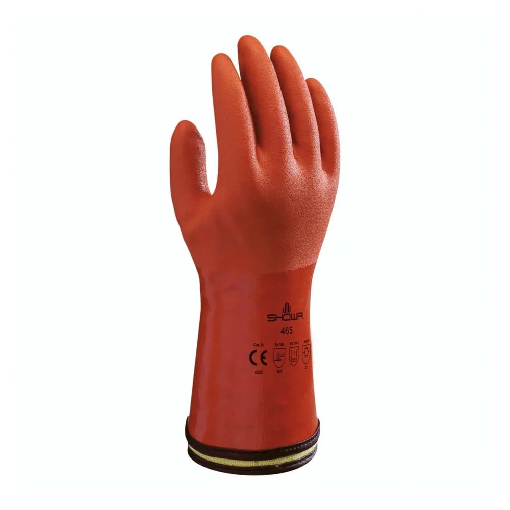 Showa 465 guanti da lavoro invernali in PVC