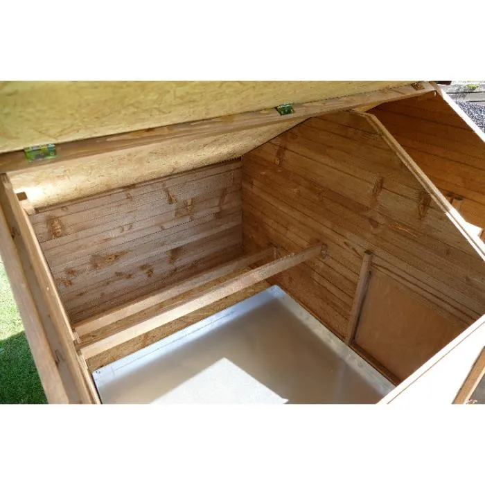 Il Verde Mondo Orpington pollaio legno doppio giardino