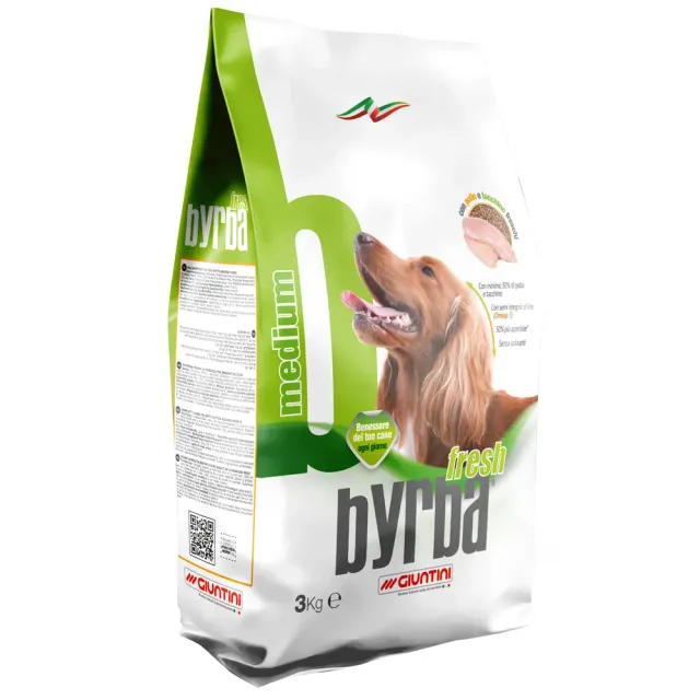 Beikircher Grünland Byrba Fresh Medium crocchette cane 3kg pollo