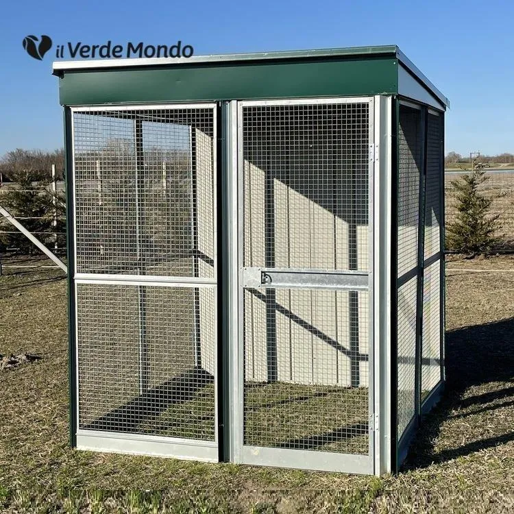 Il Verde Mondo recinto coperto galline rete 2x2 191x191