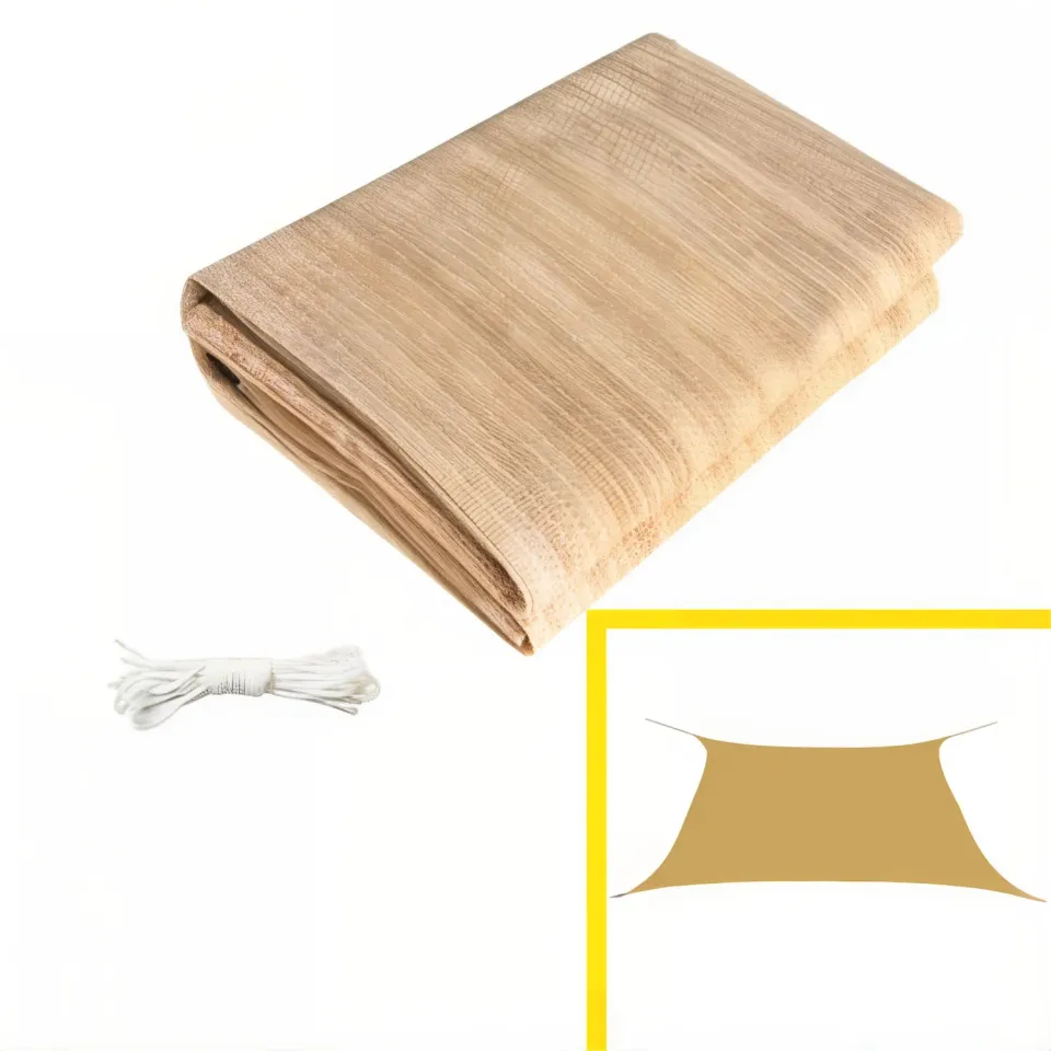 Il Verde Mondo Vela Ombreggiante Quadrata 3x3 Telo Beige