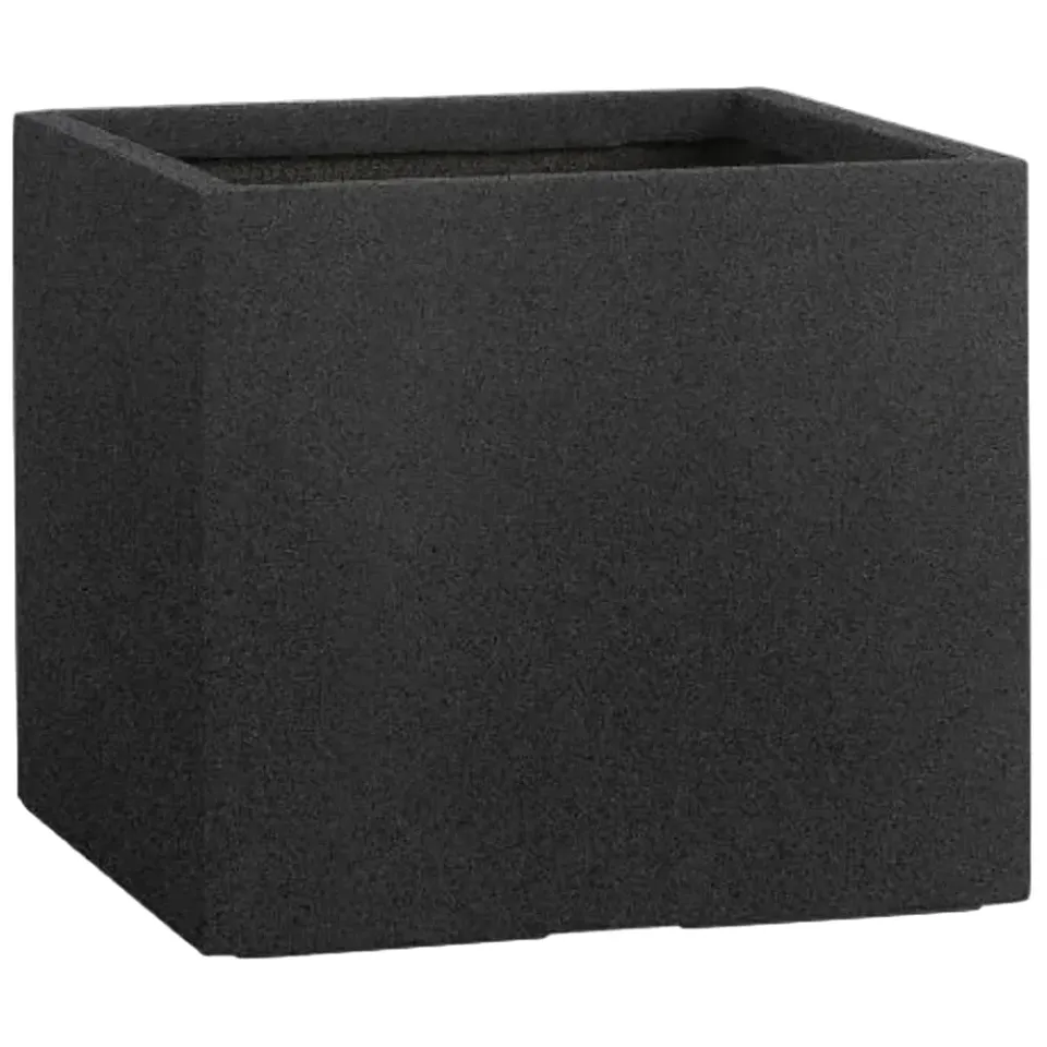 CUBE vaso quadrato effetto granito 39,5 cm da esterno