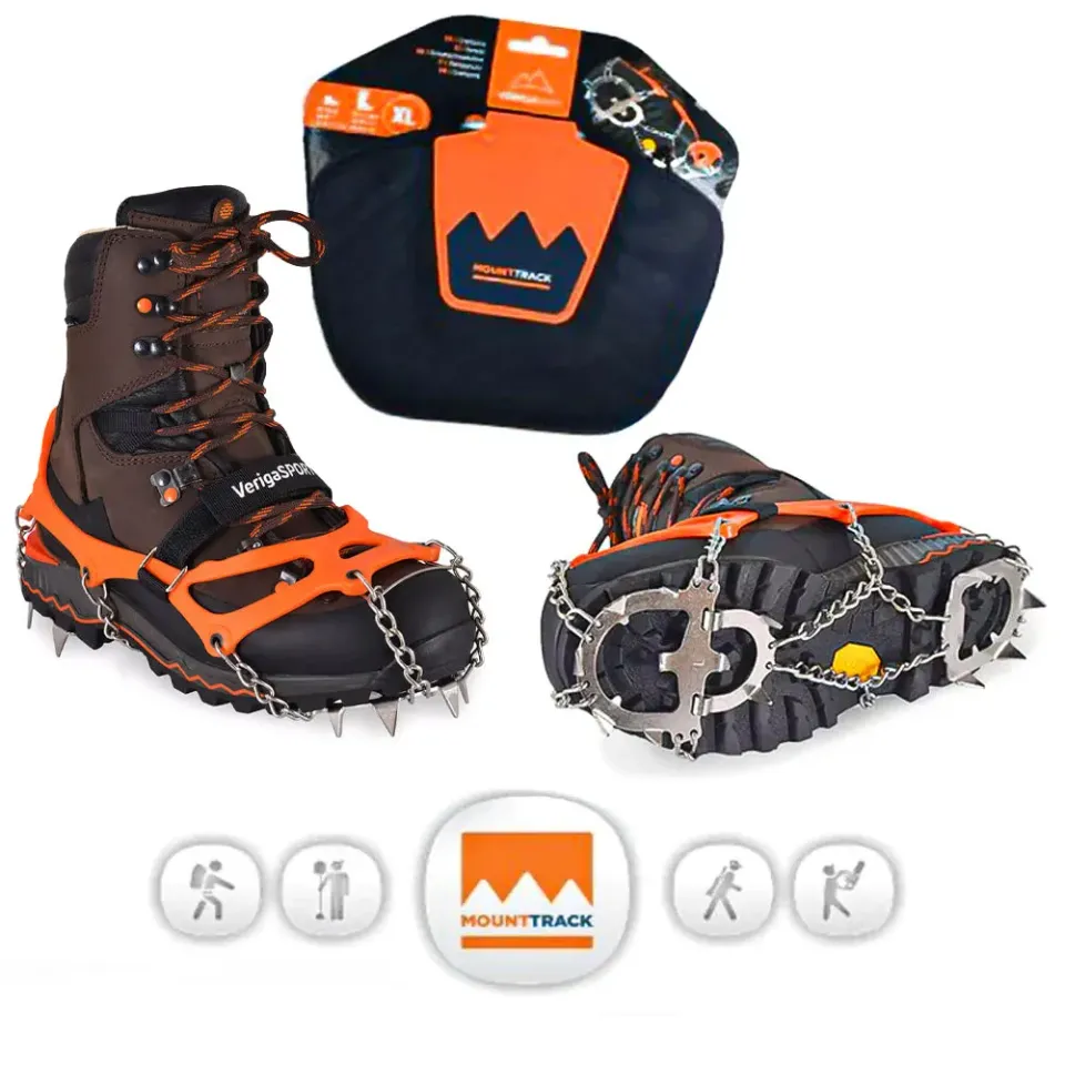 Mount Track Ramponcini 14 Denti Ghiaccio e Neve Taglia M