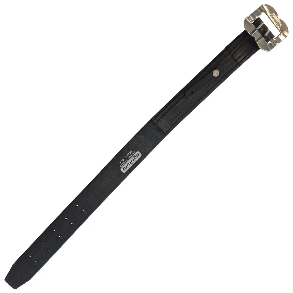 Beikircher Grünland cinghia pecore cuoio 65 cm nera