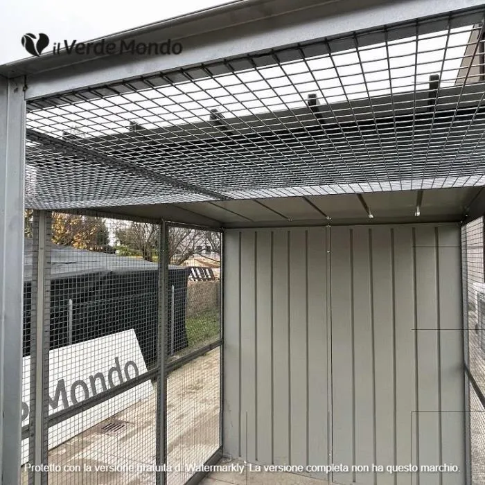 Il Verde Mondo Rete Uccelli recinto galline 4x2 m coperto