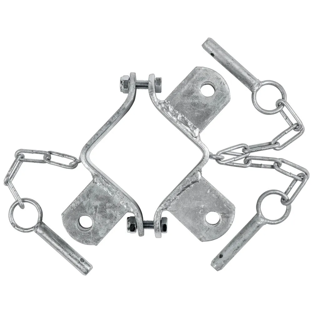Beikircher Morsetto 90mm con supporto angolato 1 pz