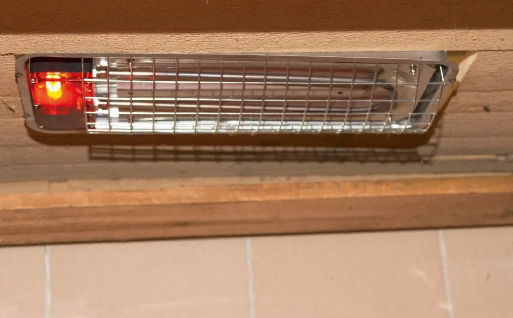 SunnyBoy lampada riscaldante irraggiamento 150W inox suinetti