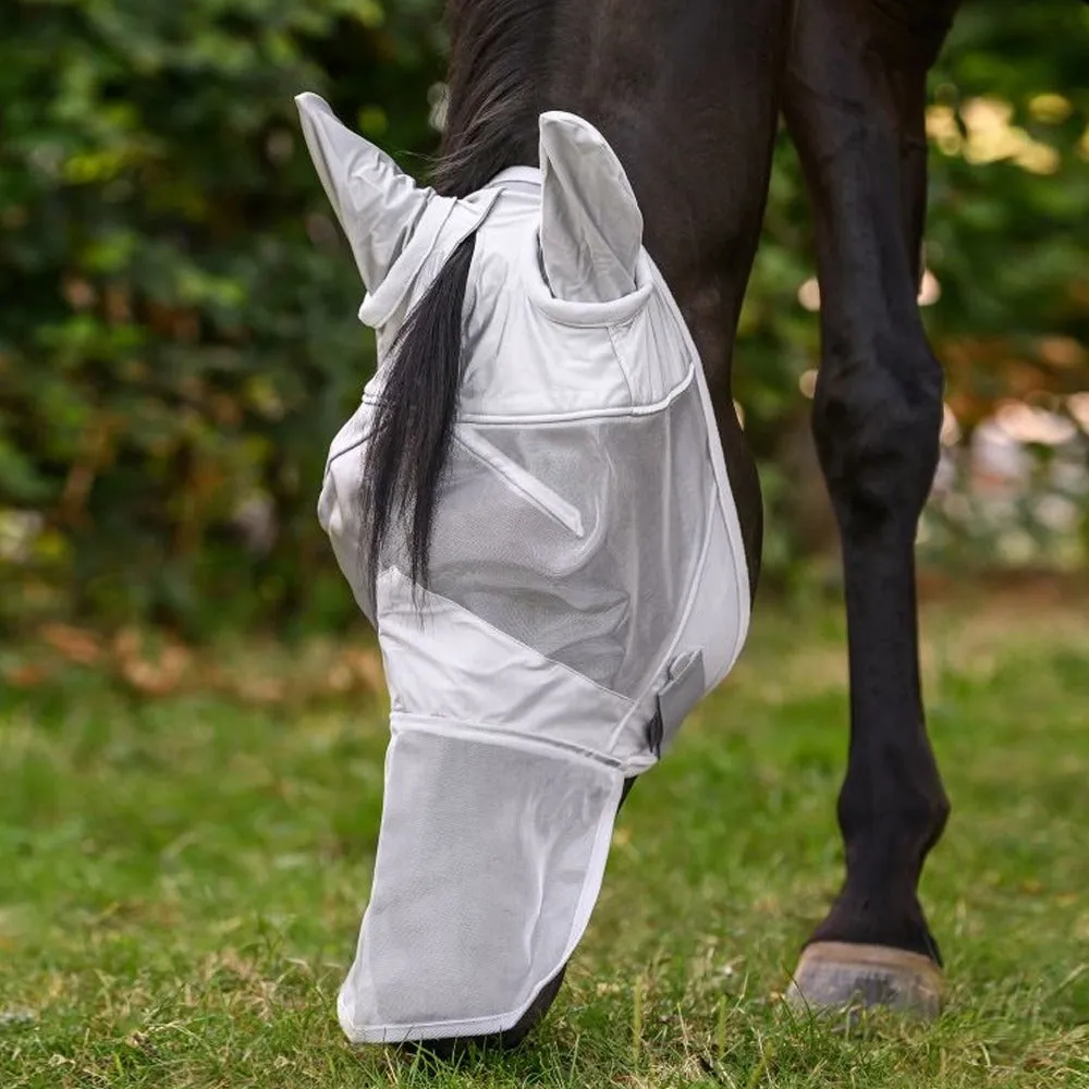 Beikircher Grünland Premium maschera antimosche cavallo nera Full