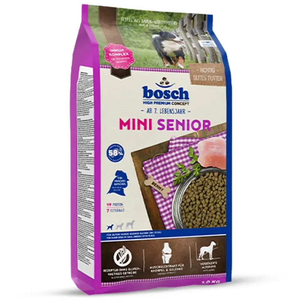 Bosch HPC Mini Senior crocchette cani pollo fresco