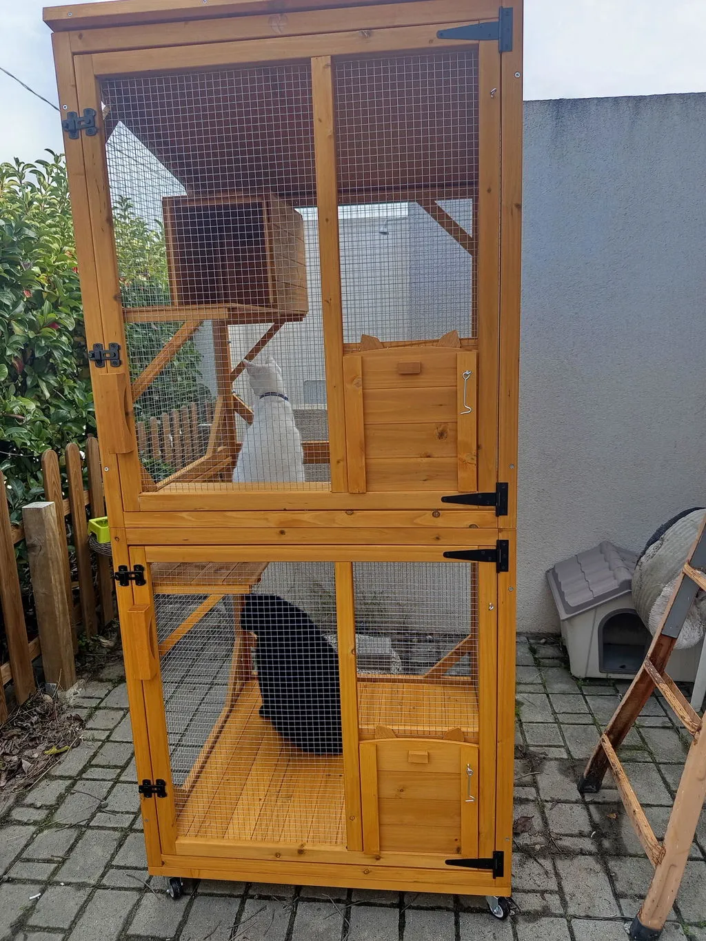 Il Verde Mondo Minou cuccia gatti esterno 80x86x180