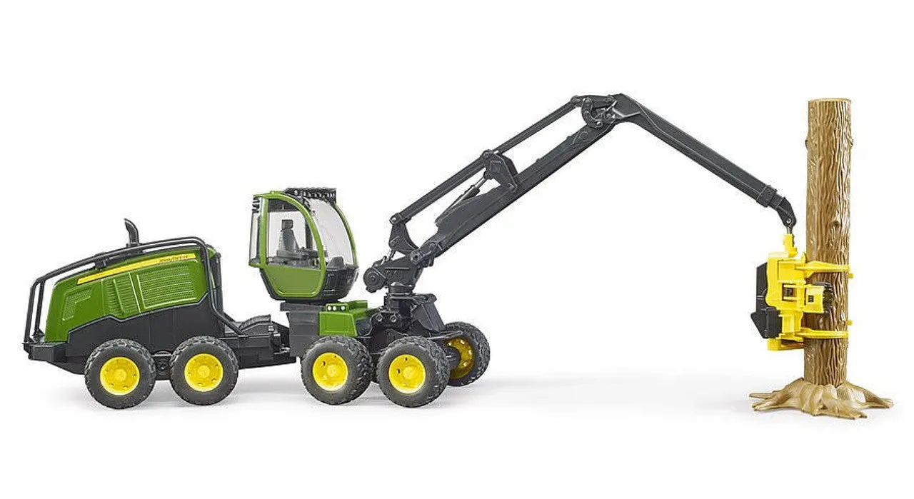 Bruder John Deere 1270G harvester giocattolo 1:16 forestale