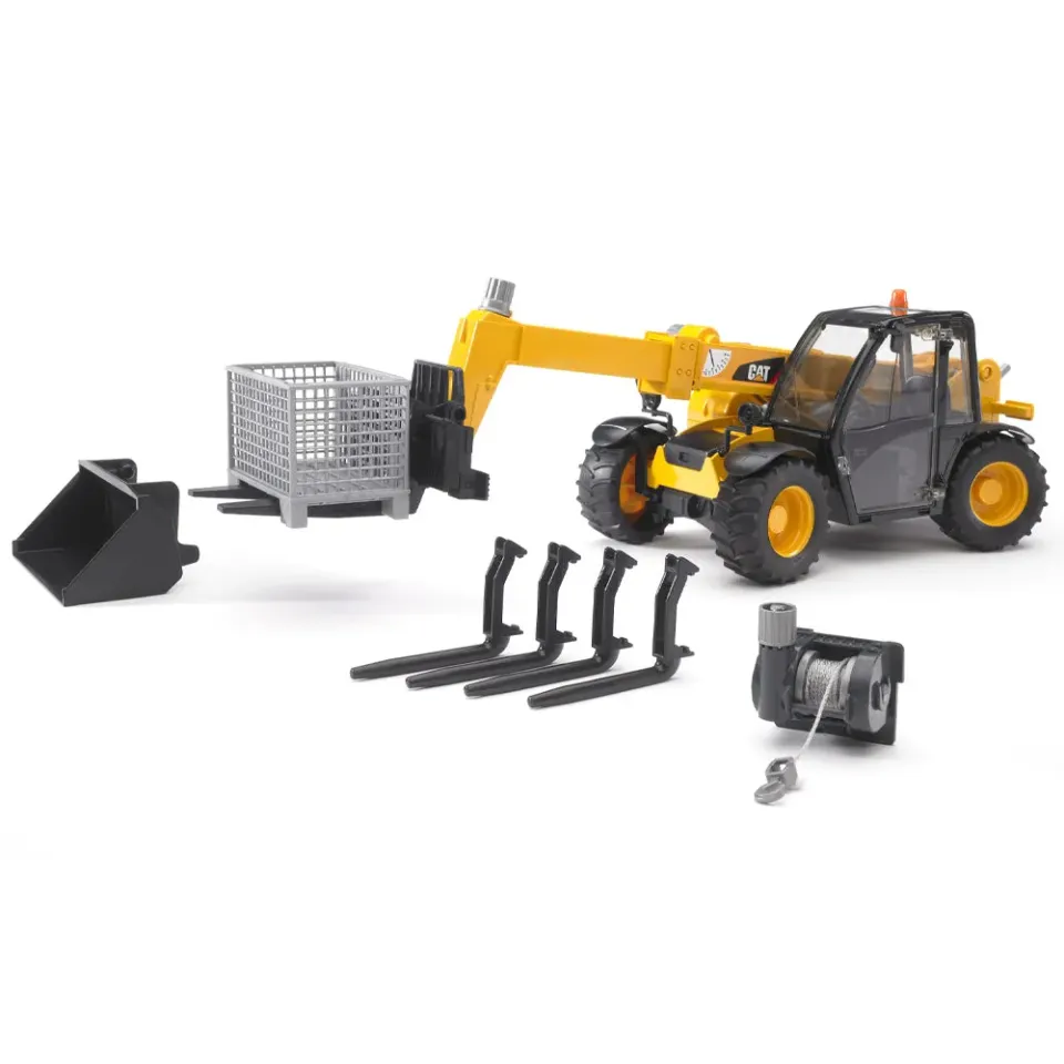 Bruder Front Loader caricatore frontale verricello forche