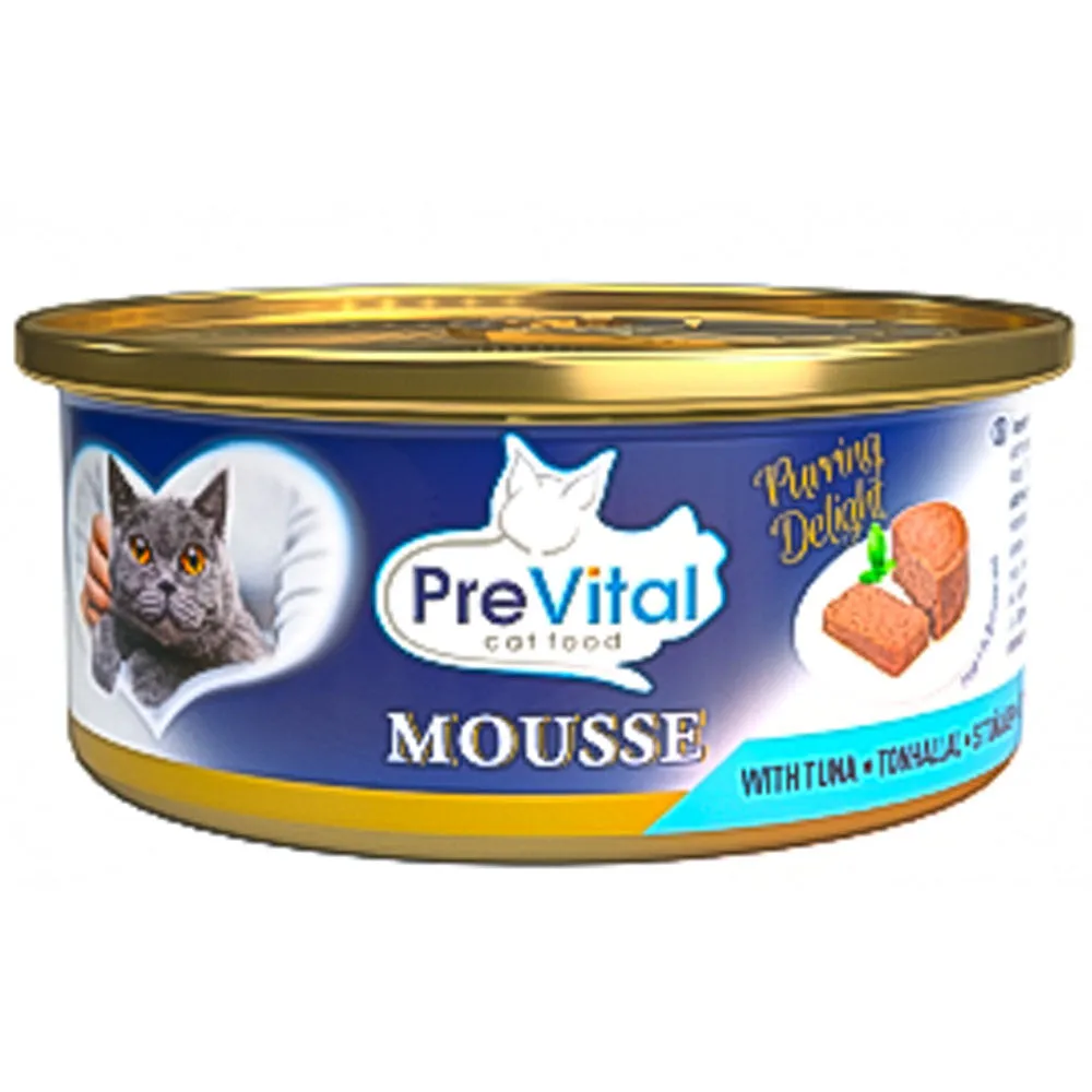 Prevital Mousse Gatto Adulti Manzo 85 g senza cereali