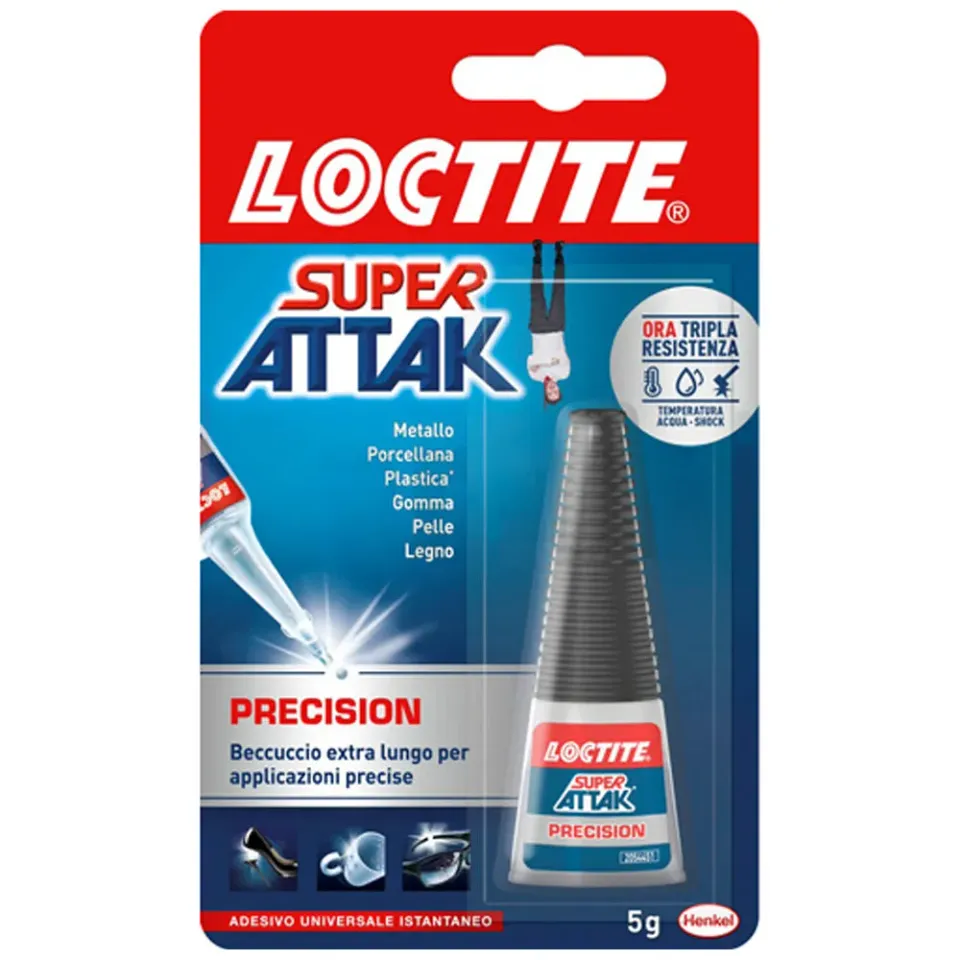 Loctite Super Attak colla istantanea 5 g universale precisa