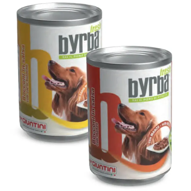 Byrba Umido Cane Carne Bianca Lattina 415 g