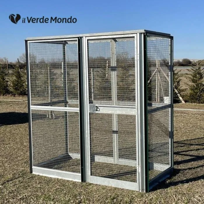 Il Verde Mondo gabbia rete avicoli recinto 2x1x1,90H